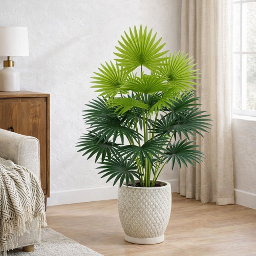 12 Leaves Artificial Fan Palm Tree