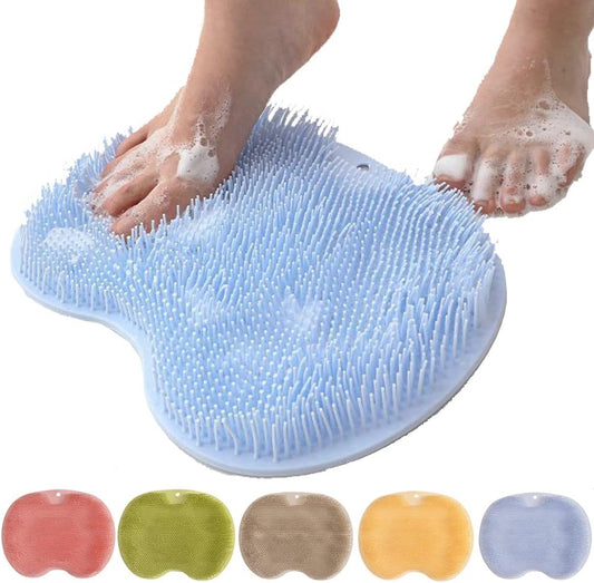 🔥Last day--Buy 1, get 2 free—$10.99 each🌊 JEREMYTIS™ Antibacterial Eco-Friendly Foot Cleaning Mat & Silicone Body Exfoliating Brush