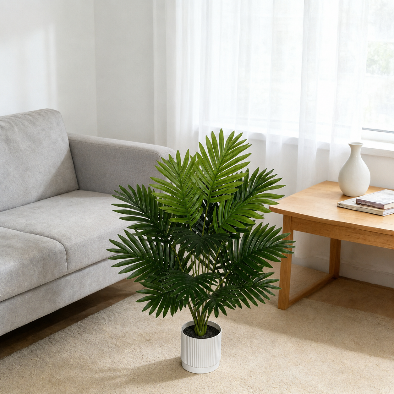 Artificial Areca Palm — Lifelike Indoor Plant Decor